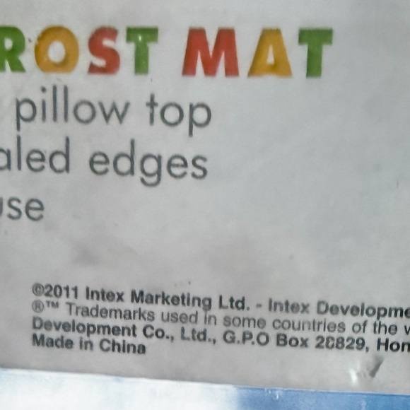 INTEX Neon Frost Mat - PINK - Picture 3 of 5